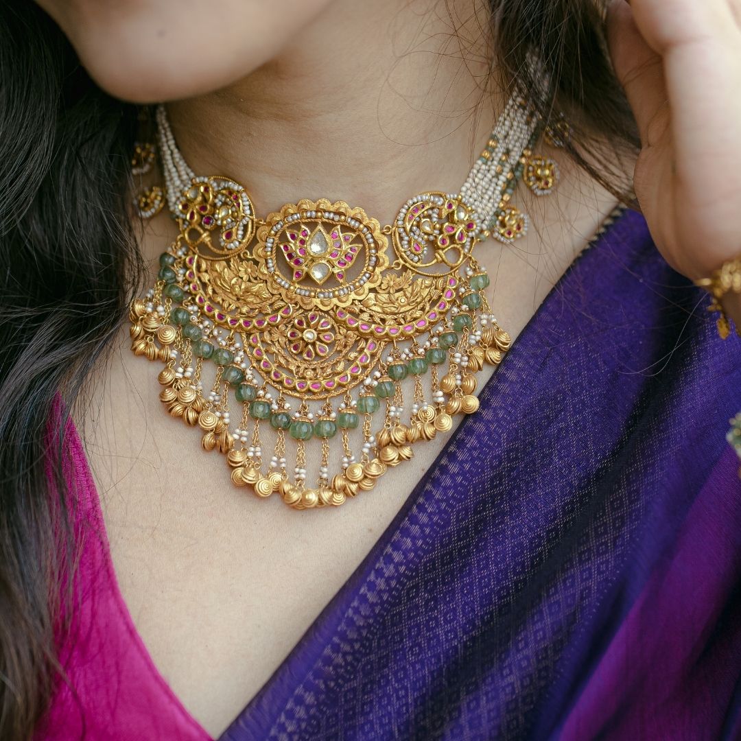 HERITAGE POLKI NECKLACE