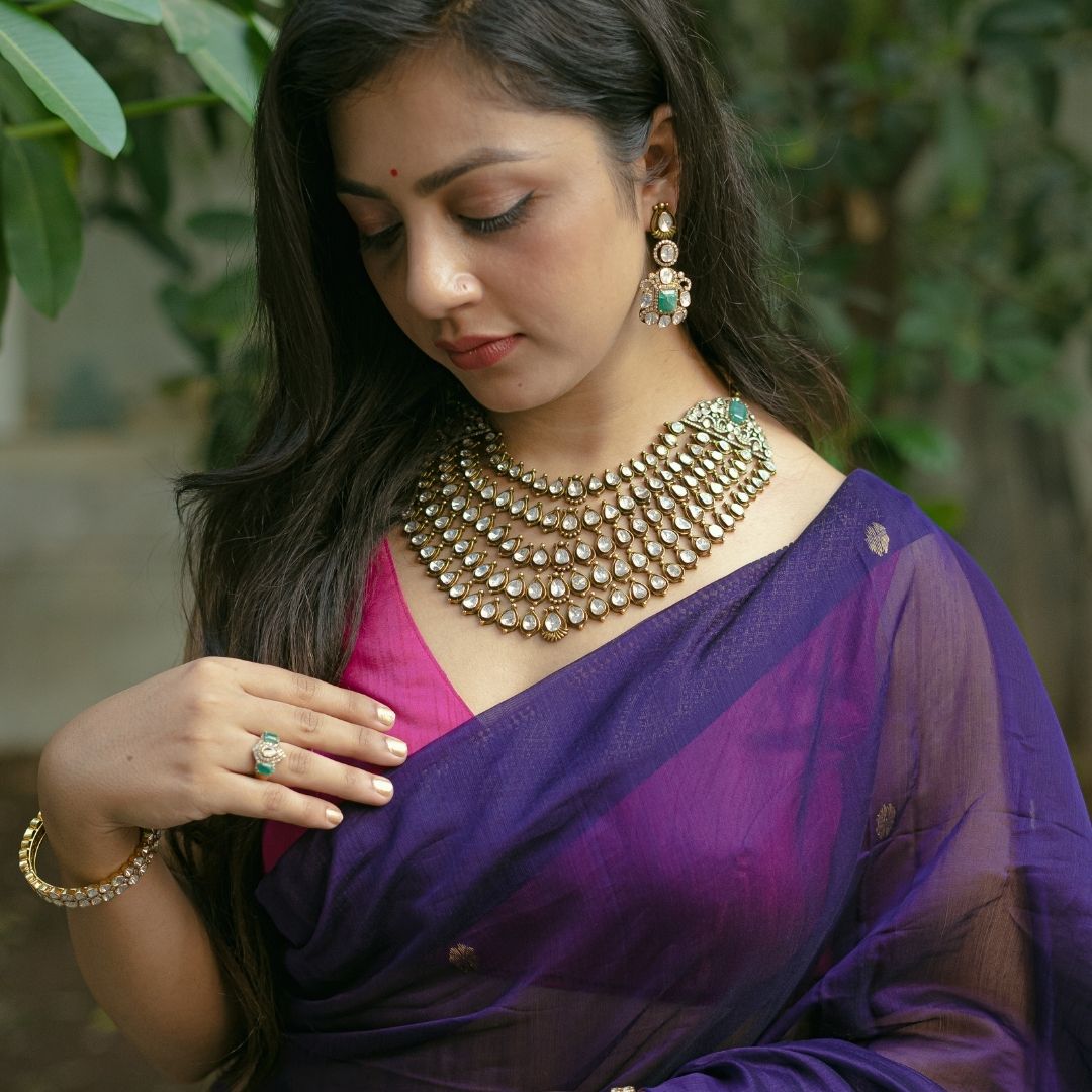 UNCUT POLKI NECKLACE