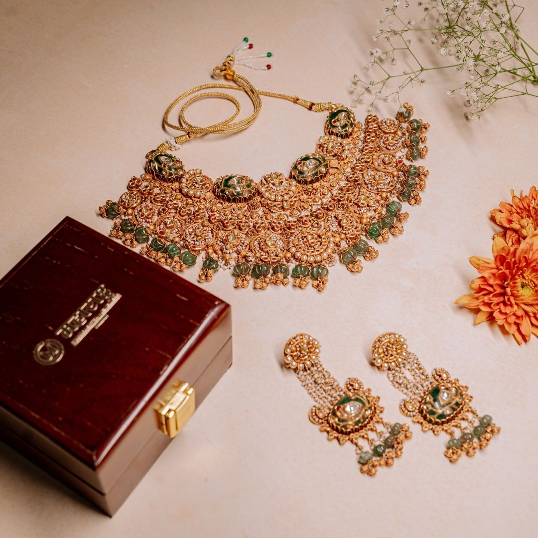 HERITAGE POLKI NECKLACE