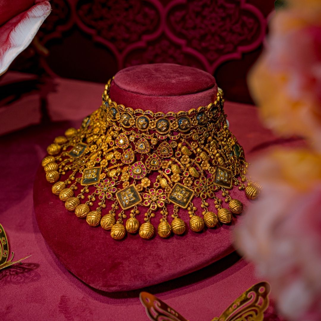 HERITAGE POLKI NECKLACE