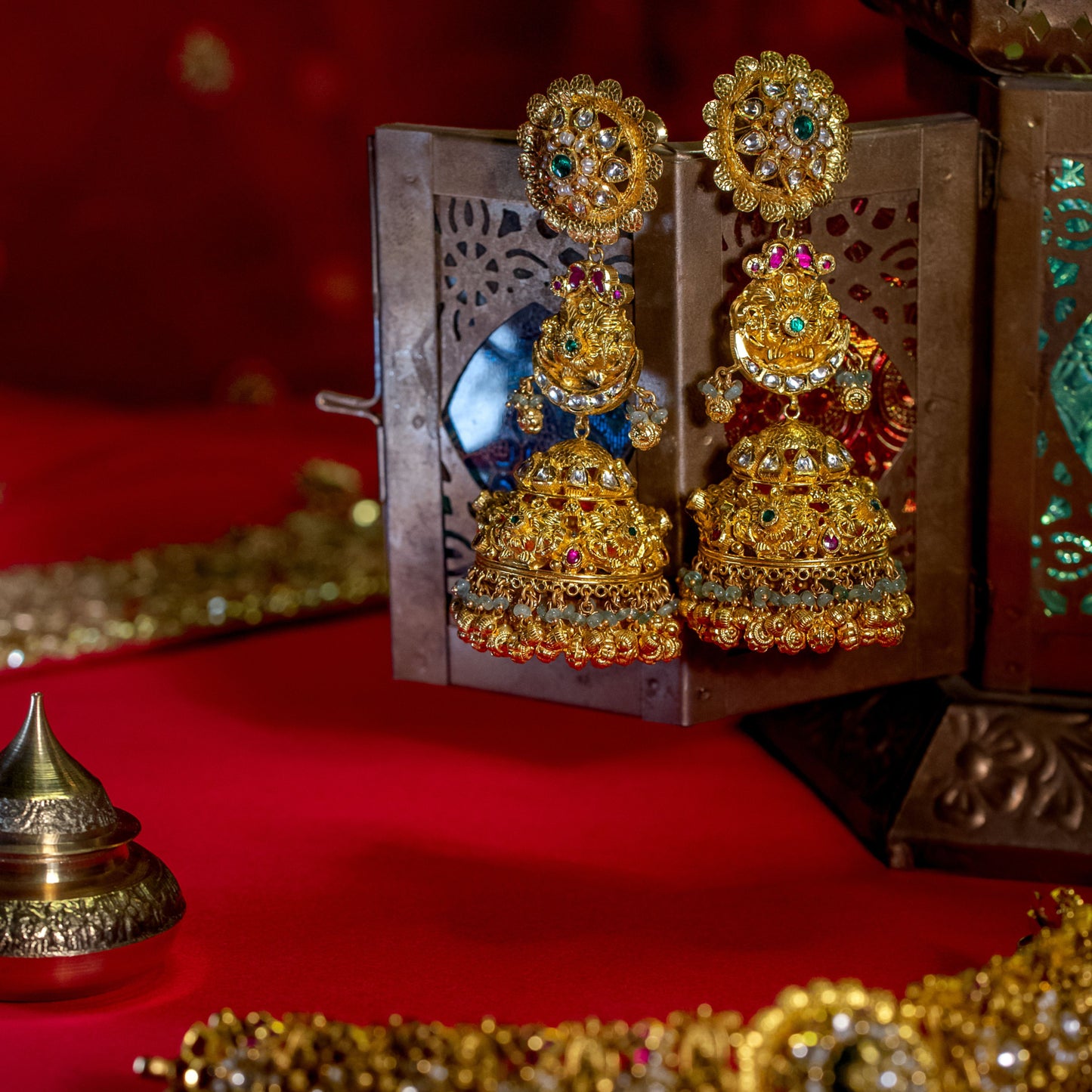 KUNDAN EARRING
