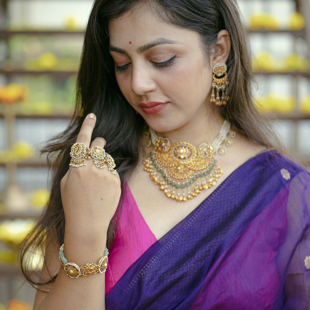 HERITAGE POLKI NECKLACE