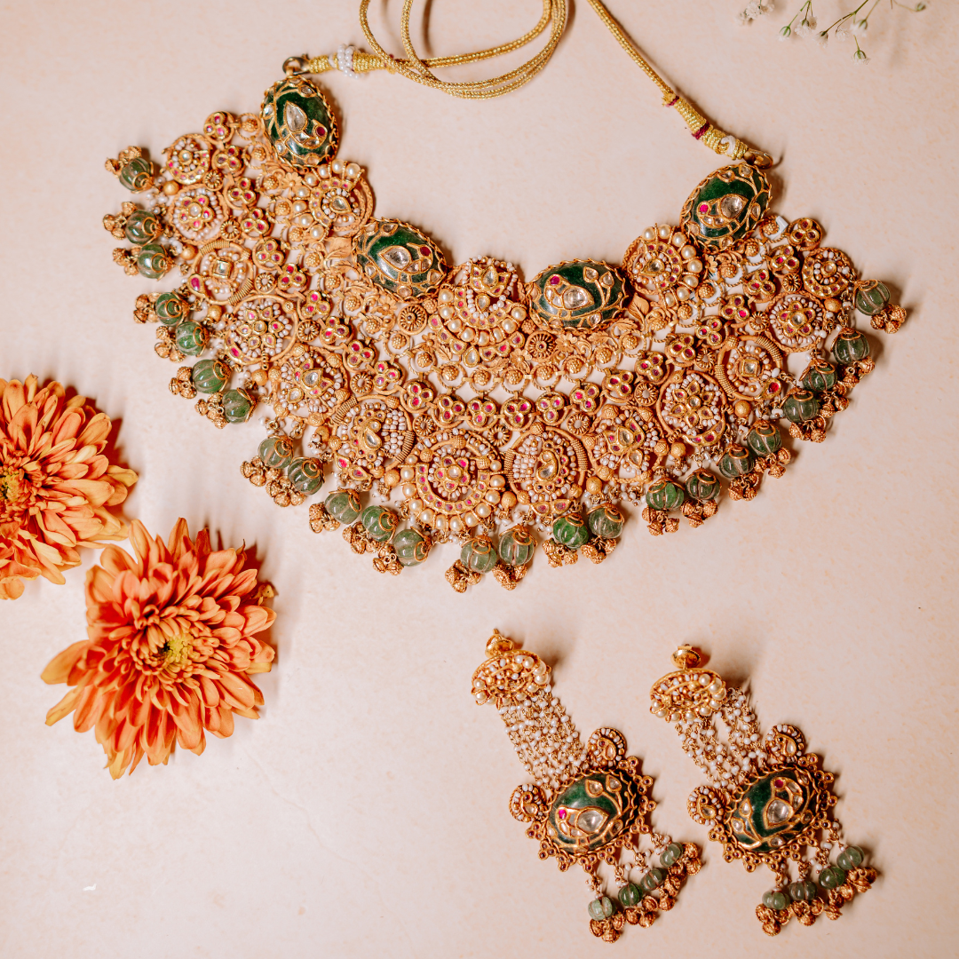 HERITAGE POLKI NECKLACE