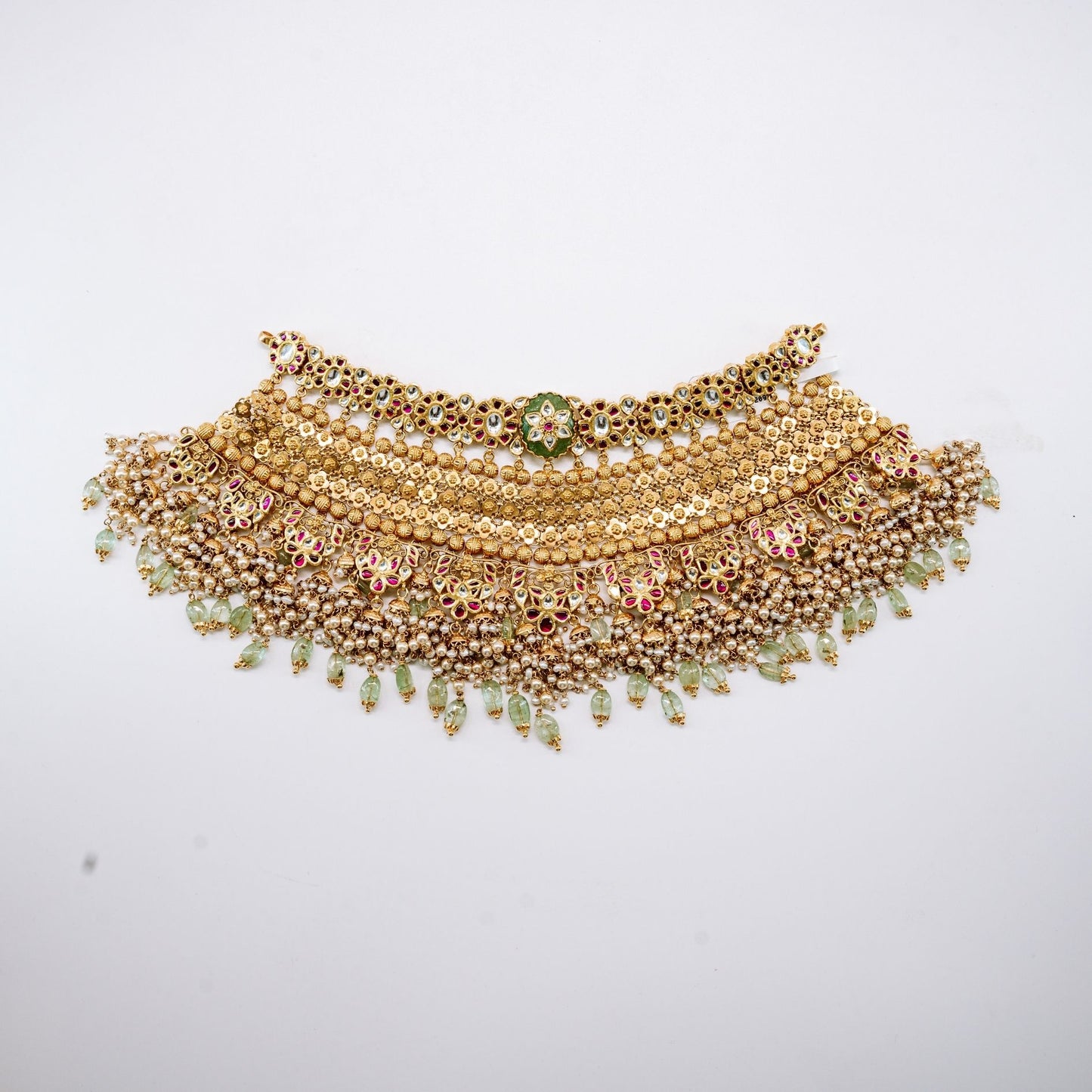 KUNDAN ANTIQUE CHOKER NECKLACE