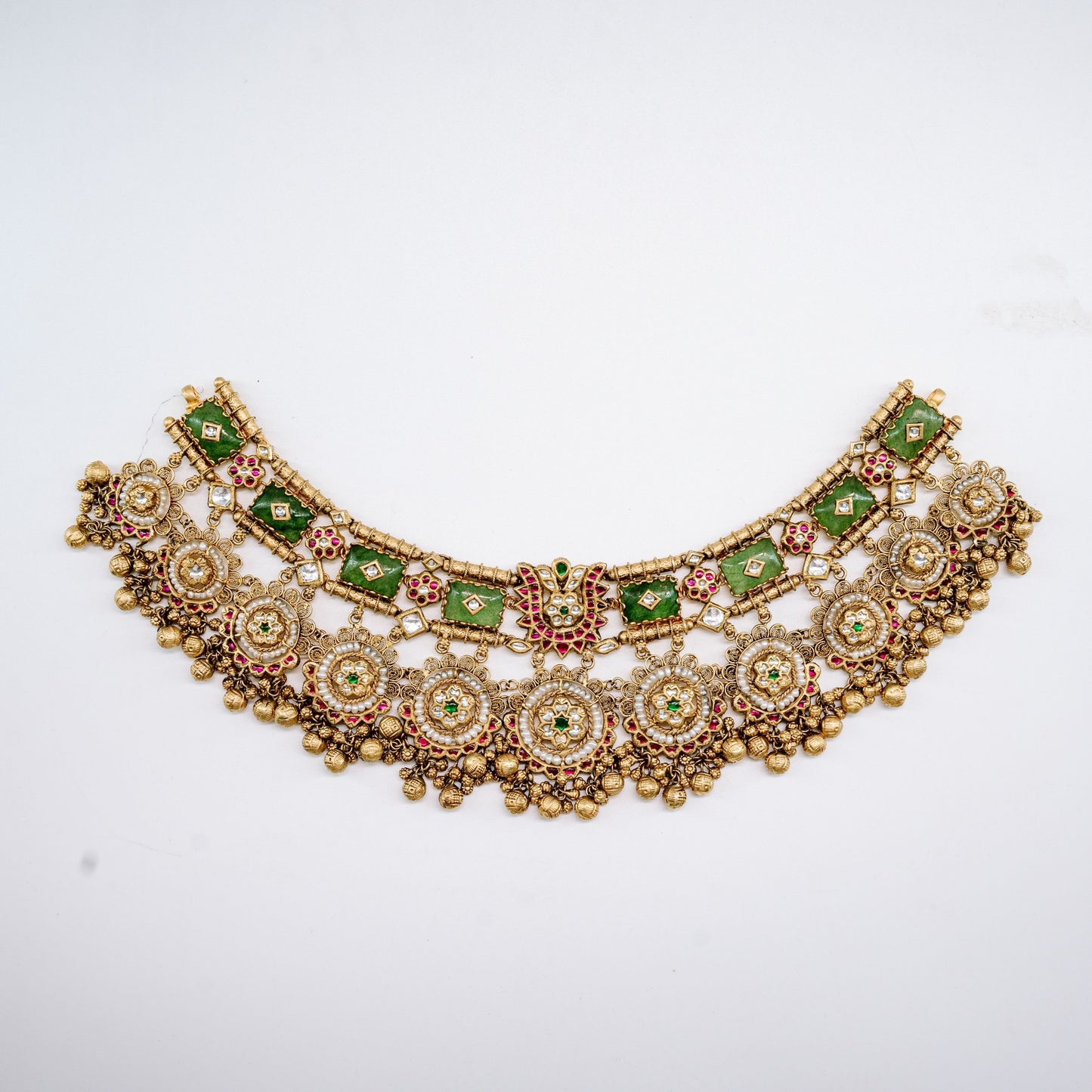 KUNDAN HERITAGE ANTIQUE NECKLACE