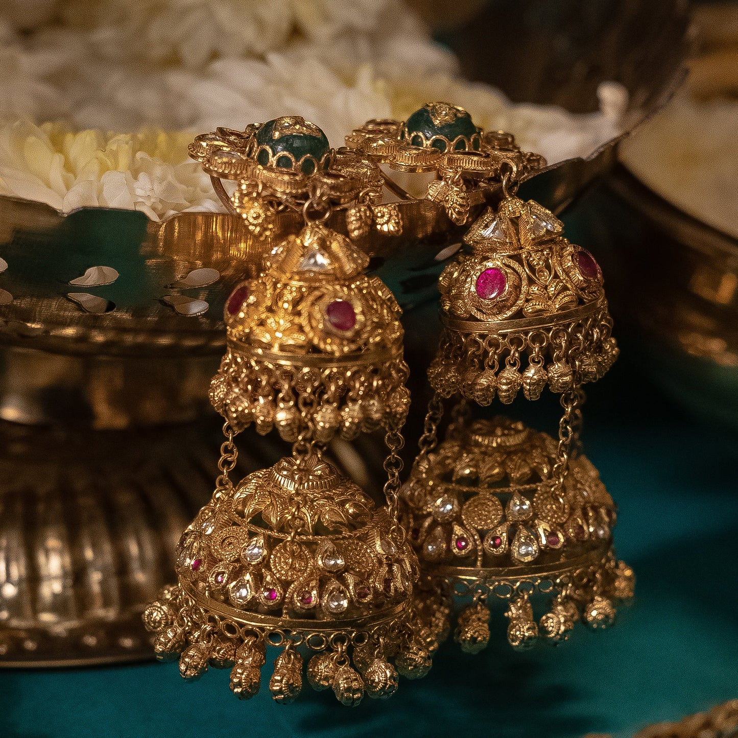 Double Layer Jhumka