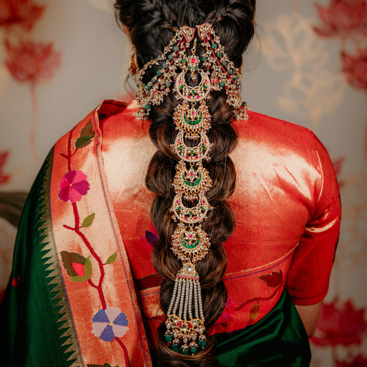 polki hair accessory