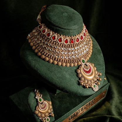 KUNDAN ANTIQUE NECKLACE