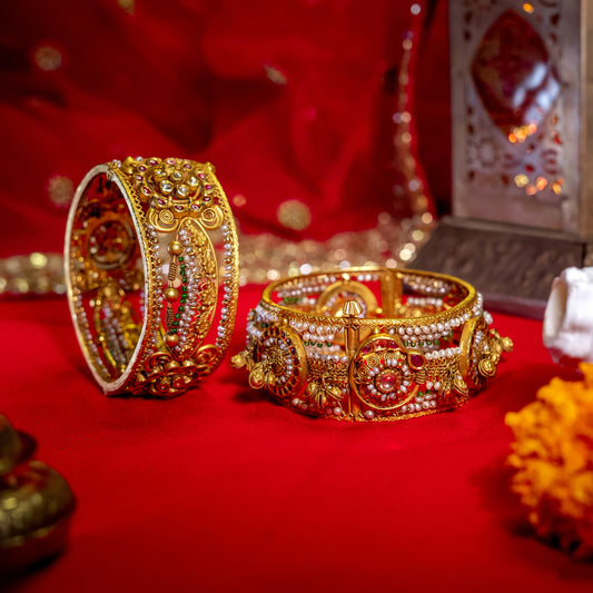 HERITAGE POLKI BANGLES