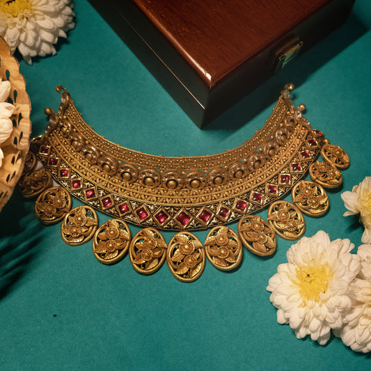 KUNDAN ANTIQUE CHOKER