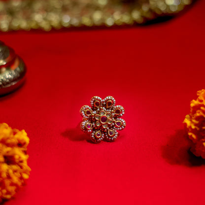 Gold Rajwadi Ring