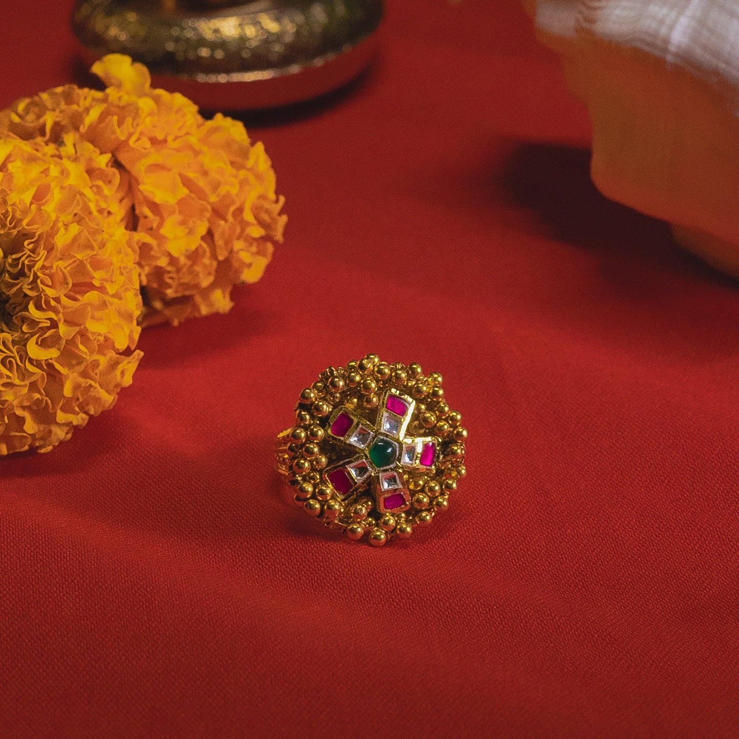 Antique Kundan Ring